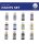 Artesania Latina SANTA ANA TRAFALGAR EDITION PAINT SET (12 X 20ml)