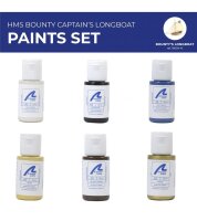 Artesania Latina HMS BOUNTY JOLLY BOAT PAINT SET ( 6 X 20ml)