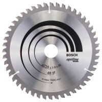 BOSCH Optiline Wood Kreissägeblatt 216,0 mm, 48...