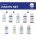 Artesania Latina ATLANTIC TUGBOAT PAINT SET  ( 12 X 20ml)