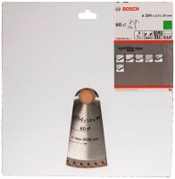 BOSCH Optiline Wood Kreissägeblatt 254,0 mm, 60...