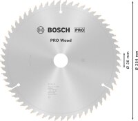 BOSCH Optiline Wood Kreissägeblatt 254,0 mm, 60 Zähne, 1 St.