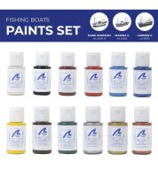 Artesania Latina FISHING AND TUG BOATS PAINTS SET (12 x...