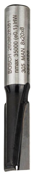 BOSCH Standard for Wood Nutfräser 1-teilig