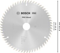 BOSCH Optiline Wood Kreissägeblatt 216,0 mm, 60 Zähne, 1 St.