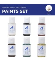 Artesania Latina AMERICAN SCHOONERS PAINTS SET (6 x 20 ml)