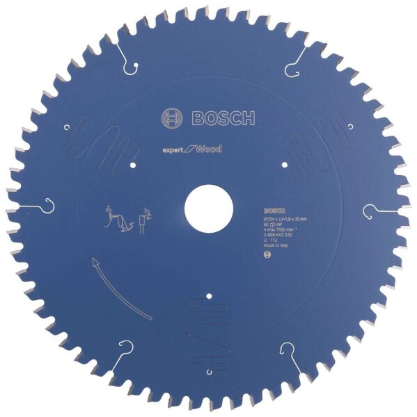 BOSCH EXPERT for Wood Kreissägeblatt 254,0 mm, 60 Zähne, 1 St.