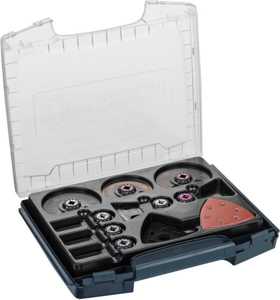 BOSCH i-BOXX Pro-Set Innenausbau Schleif- und Sägeblätter-Set 34-teilig, 1 Set
