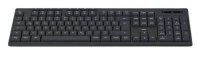 hama WK-200 Tastatur kabellos schwarz