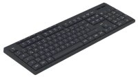 hama WK-200 Tastatur kabellos schwarz
