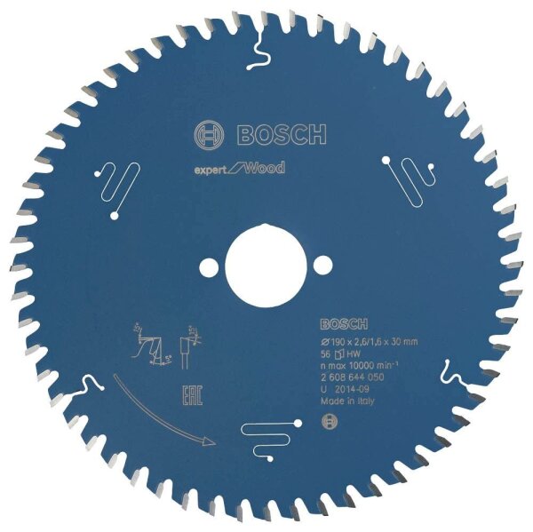 BOSCH EXPERT for Wood Kreissägeblatt 190,0 mm, 56 Zähne, 1 St.