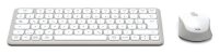 hama WKM-500 Tastatur-Maus-Set kabellos weiß