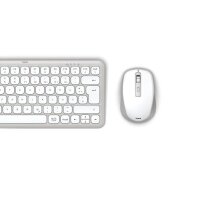 hama WKM-500 Tastatur-Maus-Set kabellos weiß