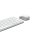 hama WKM-500 Tastatur-Maus-Set kabellos weiß