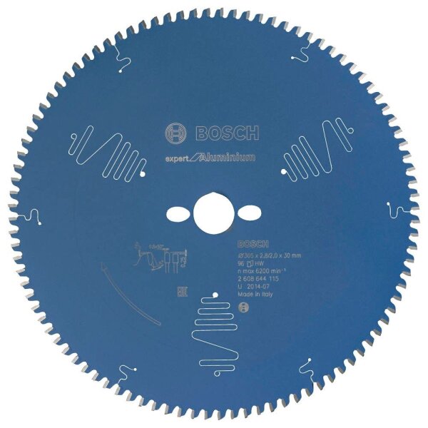 BOSCH EXPERT for Aluminium Kreissägeblatt 305,0 mm, 96 Zähne, 1 St.