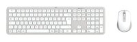 hama WK-550 Tastatur-Maus-Set kabellos weiß