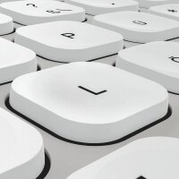 hama WK-550 Tastatur-Maus-Set kabellos weiß