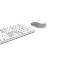 hama WK-550 Tastatur-Maus-Set kabellos weiß