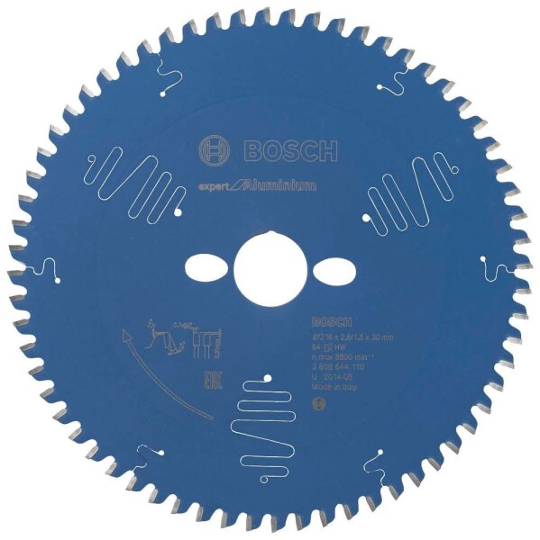 BOSCH EXPERT for Aluminium Kreissägeblatt 216,0 mm, 64 Zähne, 1 St.