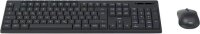 hama WKM-200 Tastatur-Maus-Set kabellos schwarz