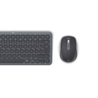 hama WKM-500 Tastatur-Maus-Set kabellos schwarz