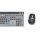 hama WK-750 Tastatur-Maus-Set kabellos grau