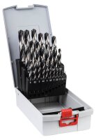 BOSCH Metallbohrer-Set ProBox HSS PointTeQ, 25-teilig