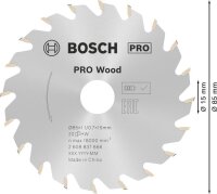 BOSCH Standard for Wood Kreissägeblatt 85,0 mm, 20 Zähne, 1 St.