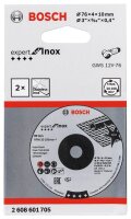 BOSCH Schruppscheiben EXPERT for Inox, 2 St.