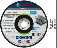 BOSCH Schruppscheiben EXPERT for Inox, 2 St.