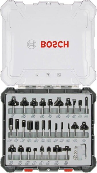 BOSCH Mixed Set Fräser-Set 30-teilig