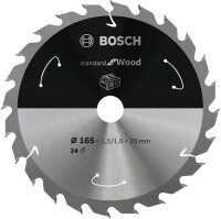 BOSCH Standard for Wood Kreissägeblatt 165,0 mm, 24...