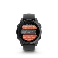 GARMIN fēnix E 47 mm Smartwatch schwarz, schiefergrau