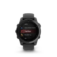 GARMIN fēnix E 47 mm Smartwatch schwarz, schiefergrau