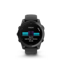 GARMIN fēnix E 47 mm Smartwatch schwarz, schiefergrau