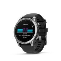 GARMIN fēnix E 47 mm Smartwatch schwarz, silber