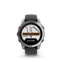 GARMIN fēnix E 47 mm Smartwatch schwarz, silber