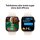 Apple Watch Series 10 46 mm Titan (GPS+Cellular) Sportarmband M/L  polarstern, gold