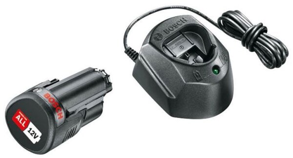 BOSCH Home & Garden Werkzeugakku mit Ladegerät 1,5 Ah +GAL 1210 CV  Li-Ion 1,5 Ah