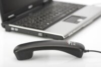 DIGITUS DA-70772 USB-Telefonhörer schwarz