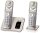 Panasonic KX-TGE262GN Schnurloses Telefon-Set mit Anrufbeantworter champagner