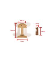 Artesania Latina CAPSTAN VERT.  Ø15mm (2 u)