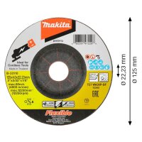 makita Schruppscheibe Flexibel B-53110, 1 St.