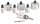 makita Lochsägen-Set E-12295, 9-teilig