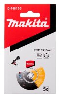 makita Trennscheiben D-74815-5, 5 St.