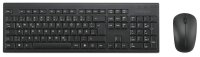 Kensington KM150 EQ Tastatur-Maus-Set kabellos schwarz