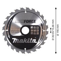 makita B-32247 MAKFORCE Kreissägeblatt 190,0 mm, 24...