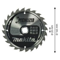 makita B-32910 SPECIALIZED Kreissägeblatt 165,0 mm,...
