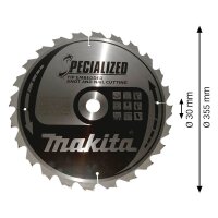 makita B-33087 SPECIALIZED Kreissägeblatt 355,0 mm, 24 Zähne, 1 St.