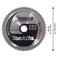 makita B-47042 SPECIALIZED Kreissägeblatt 150,0 mm,...